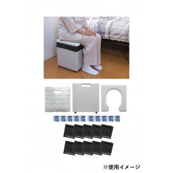 簡易ポータブルトイレ R-56 GY 355786 O0985_2