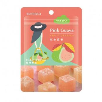 フジフードサービス ソフィスカ フルーツゼリー(ヴィーガン) ピンクグアバ 42g 16個(8個×2ボール) 【北海道・沖縄・離島配送不可】 フジフードサービス ソフィスカ フルーツゼリー(ヴィーガン) ピンク