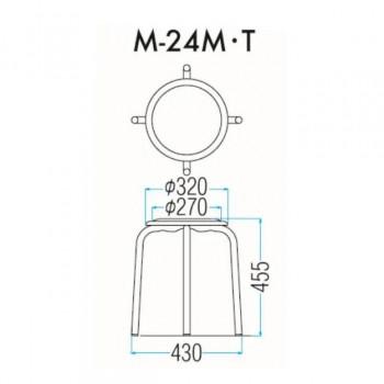 藤沢工業(TOKIO)　スツール　M-24M レッド　5脚入_1