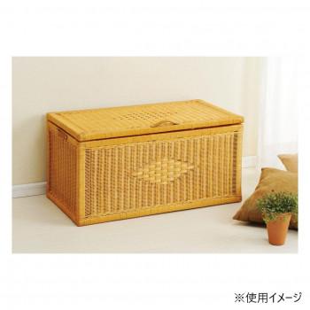 今枝商店　Romantic Rattan　籐フタ付バスケット　　E13_1