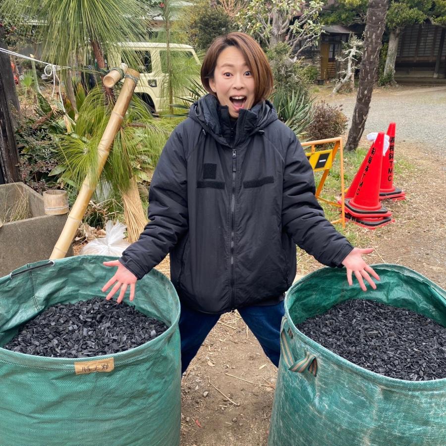 ポーラス竹炭１２０Ｌ（国産） 竹炭 粉砕無選別 120L 園芸用 : 梅鉢ショップ - 通販 - Yahoo!ショッピング