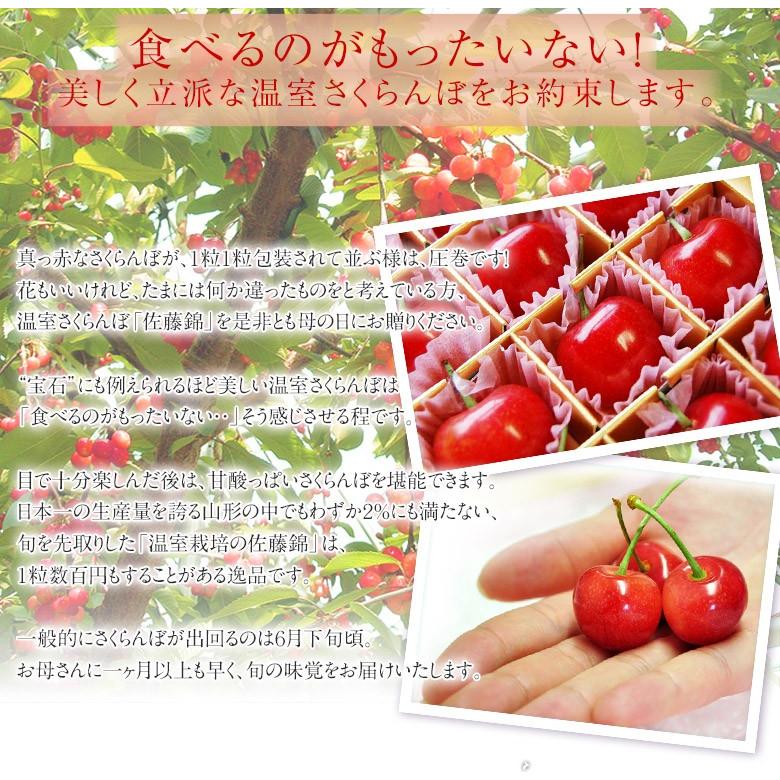 母の日 ギフト フルーツ 送料無料 さくらんぼ 佐藤錦 山形県産 超大粒 ２l 木箱 40粒 約300g カーネーション メッセージカード付き 3a いただきマルシェ 通販 Yahoo ショッピング