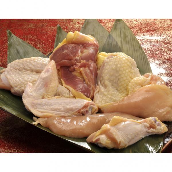 肉 鶏肉 福島県産 川俣しゃも 大人の宴セット (メスバラシ半羽 約500g以上＆スープ用ガラ約1kg) 送料無料 冷蔵