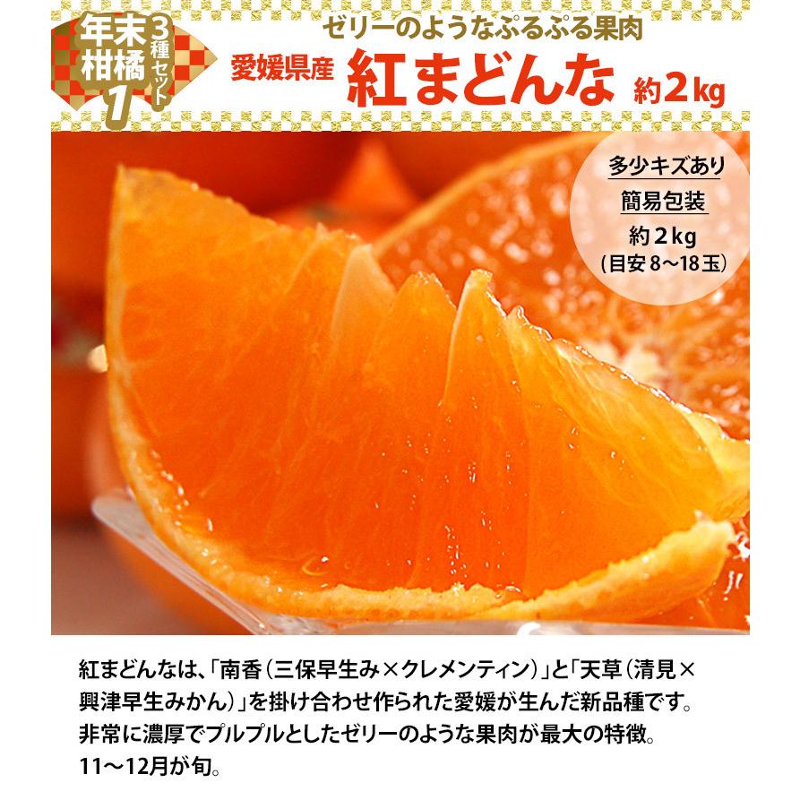 『年末柑橘3種セット落花生つき』計約6.5kg（紅まどんな2kg・はれひめ2kg・長崎みかん2.5kg・Qなっつ1袋） 送料無料｜umeebeccyasannriku｜03