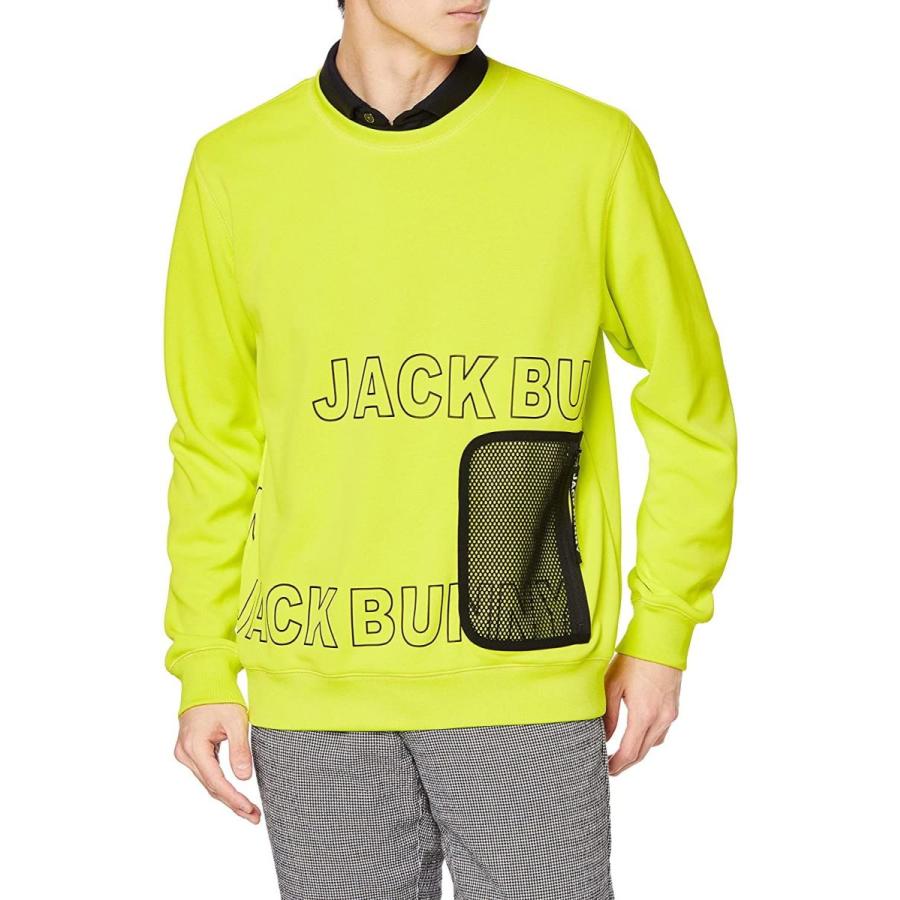 一部予約販売中 ゴルフ カノコダンボール スウェット 長袖 メンズ ジャックバニー ウェア 6 060 ライム 262 メンズウエア Www It Studio Org