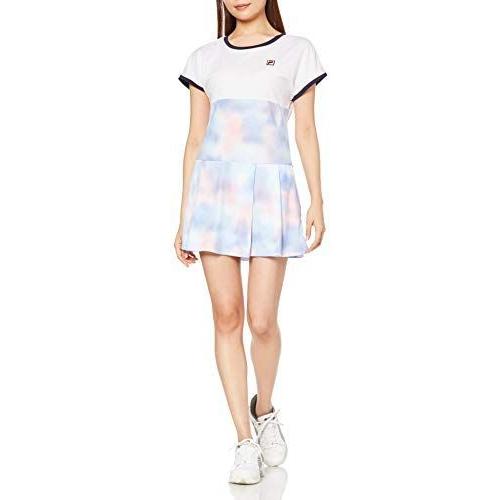 とっておきし福袋 L フィラネイビー レディース Vl2274 ワンピース テニスシャツ テニス フィラ ウエア