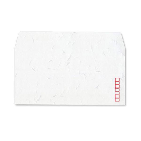 カマス洋長3 封筒 白雲礼 和紙封筒 サイズ 120×235mm 100枚パック