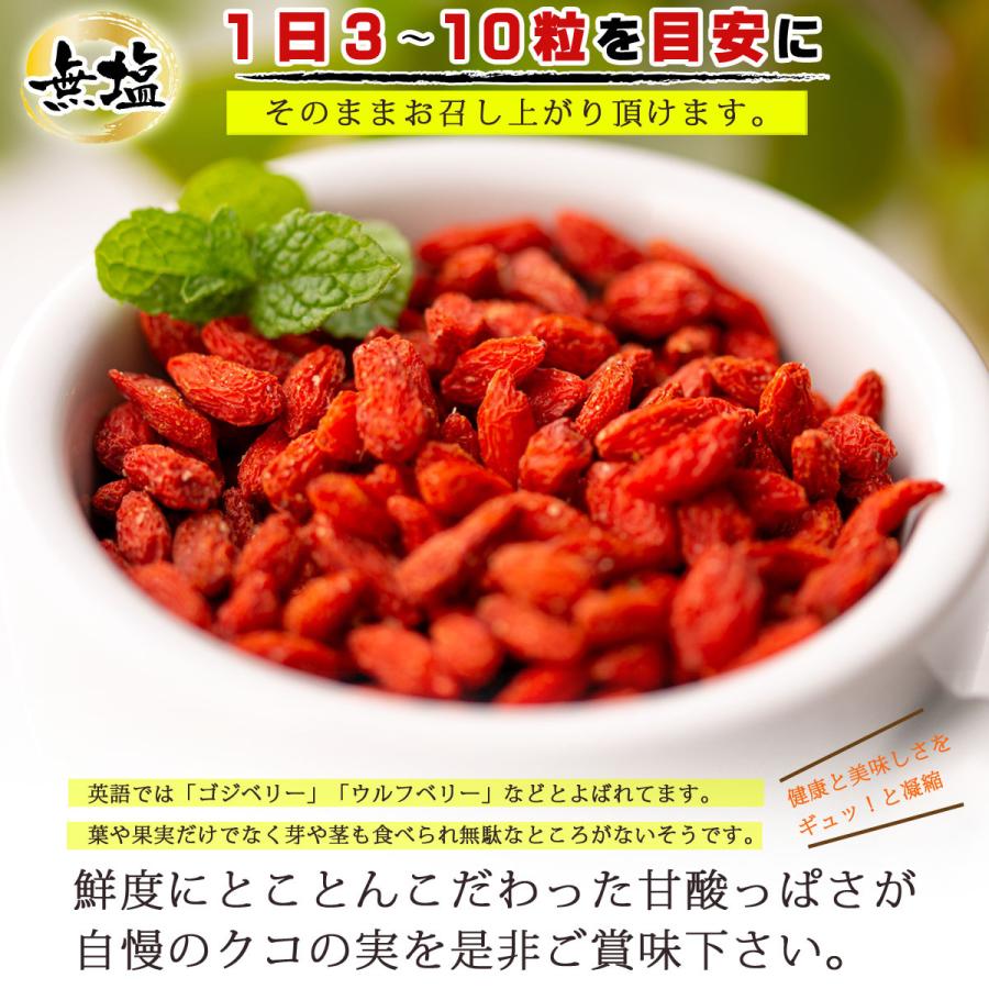 クコの実 （ ゴジベリー ） ドライフルーツ 500g 厳選 くこのみ 中国産