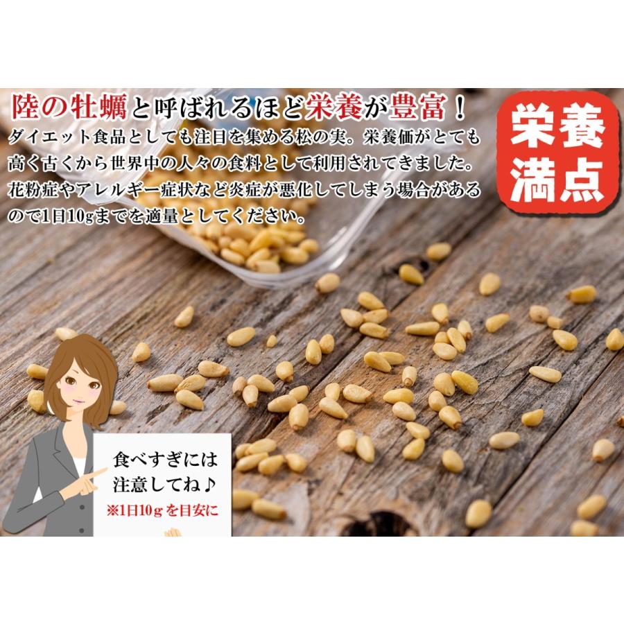 松の実 厳選 生 食用 特撰品 1kg（500g×2個）無添加 無塩 無着色