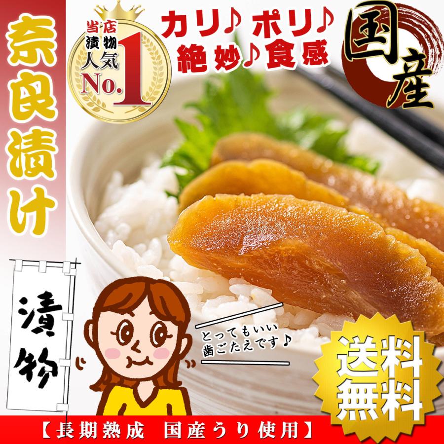 漬物 国産 奈良漬 長期熟成 吟醸酒粕仕込み 国産うり使用 1本約 230g×4