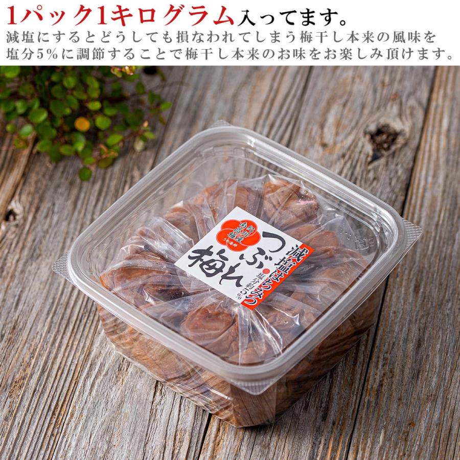 梅干し 訳あり はちみつ 減塩 大粒 完熟 つぶれ梅 1kg 国産 塩分5％（ ほんのり甘い はちみつ味 ）紀州南高梅 うめぼし 蜂蜜 梅 漬物 梅干 誕生日 プチギフト｜umekaisen｜06