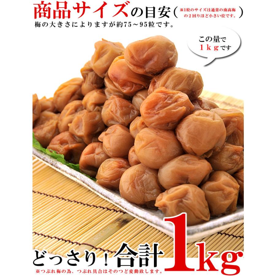 梅干し はちみつ 訳あり 減塩 はちみつ梅 1kg やや小粒のl玉サイズ はちみつ漬け つぶれ梅 塩分8 梅 梅干 紀州南高梅 はちみつ梅干し 熱中症対策 60 以上節約