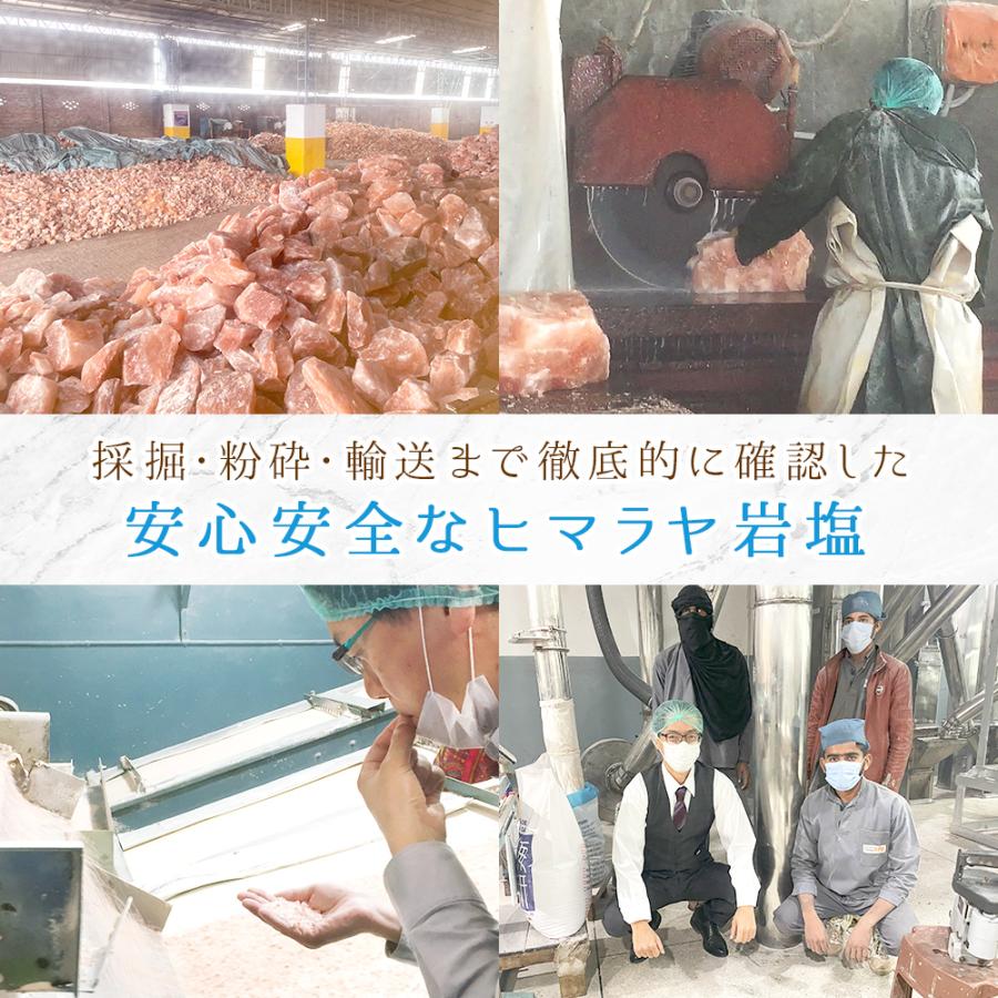ヒマラヤ岩塩 ホワイトジェム バスソルト 100g 3袋 計300g