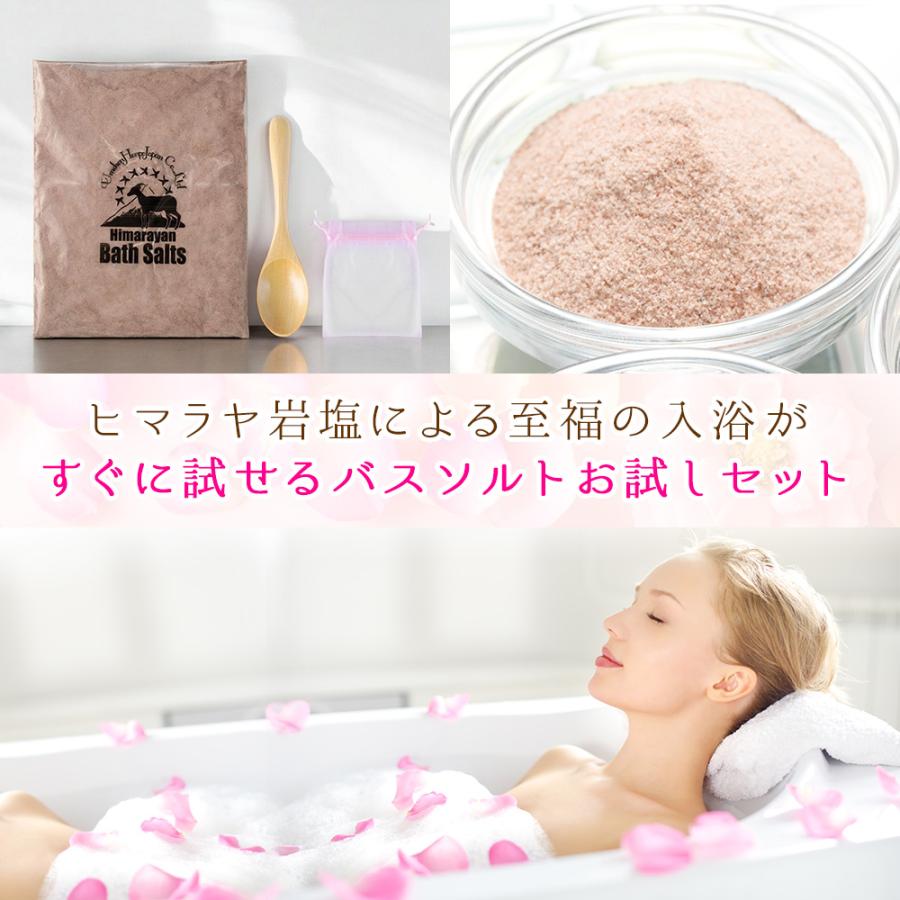 ヒマラヤ岩塩バスソルト お試しセット ブラックソルト パウダー 1kg