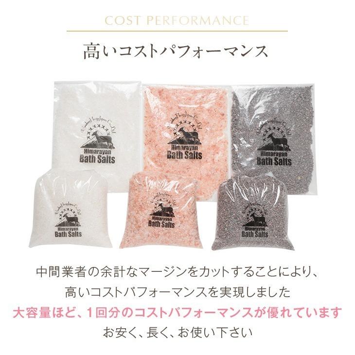 ブラックソルト ヒマラヤ岩塩 バスソルト パウダー あら塩 小粒 各150g