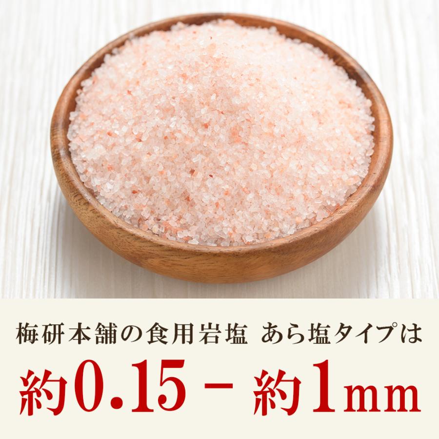 岩塩 食用 ヒマラヤ岩塩 ホワイト あら塩 1kg 約0.15-1mm 熱中症対策 しお ホワイトソルト HACCP管理 健康と ...