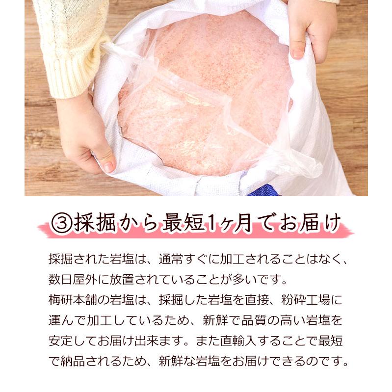 岩塩 塊 食用 ヒマラヤ岩塩 ピンク ブロック 20kg ピンクソルト HACCP 健康とリラクゼーションの専門店 梅研本舗 UMEKEN HONPO｜umekenhonpo｜13