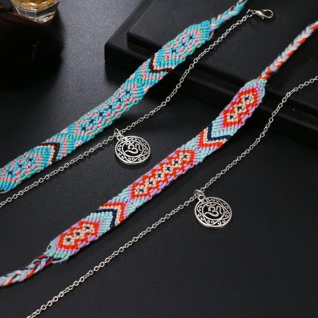 アンクレット レディース アンクレット メンズ ミサンガ チェーン 2本セット かわいい アンクレット つけっぱなし 人気 21 うめ吉堂 通販 Yahoo ショッピング