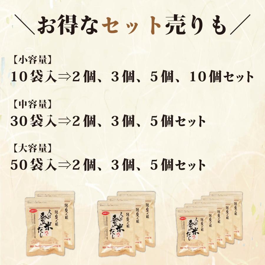正規販売店 日高見屋 人は登米のだし 大容量 8.8g×50袋×2個 登米だし