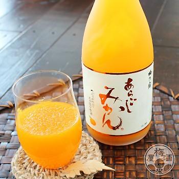 伊七郎　梅乃宿　あらごしみかん2本ともも、あらごし梅酒　計4本セット 伊七郎 梅乃宿 あらごしみかん2本ともも、あらごし梅酒