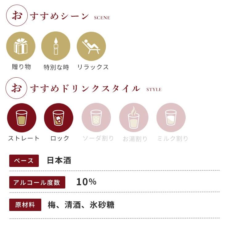 純米大吟醸仕込 白老梅 500ml 澤田酒造／愛知 梅酒 化粧箱入り |  | 04
