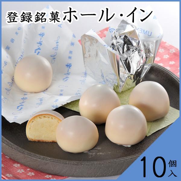 登録銘菓　ホール・イン［10個入］（Yahoo!・ホール・インの梅家）