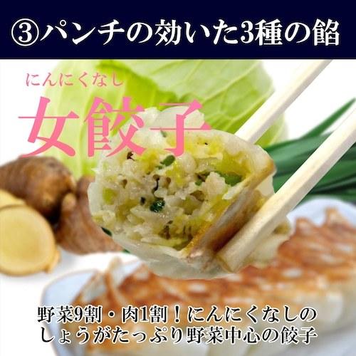 「肉餃子」24個入り 野菜5割 肉5割 にんにく少々 冷凍  静岡 人気 餃子 ギョーザ 冷凍餃子 静岡グルメ つまみ ニンニク｜umibose｜08