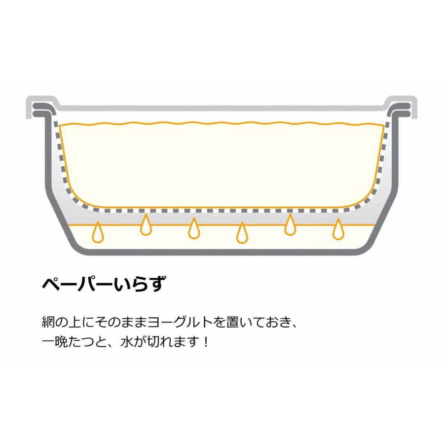 下村企販 ヨーグルトの水切りパット 細かい網目でキッチンペーパーが