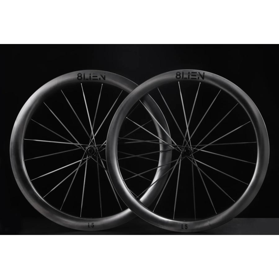 8LIEN L5Wワイドリムカーボンホイール ワイドリム）8LIEN L5W Disc Carbon 前後ホイールセット
