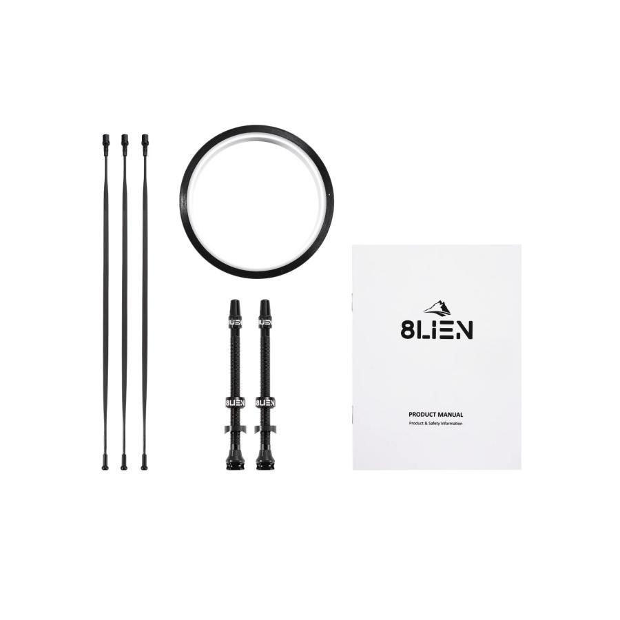 ワイドリム）8LIEN L5W Disc Carbon 前後ホイールセット