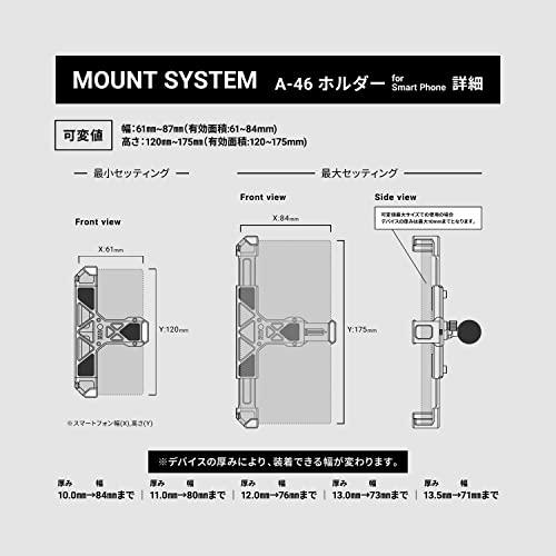 購入サインハウス(SYGNHOUSE) バイク用 マウントシステム 61*87mm A