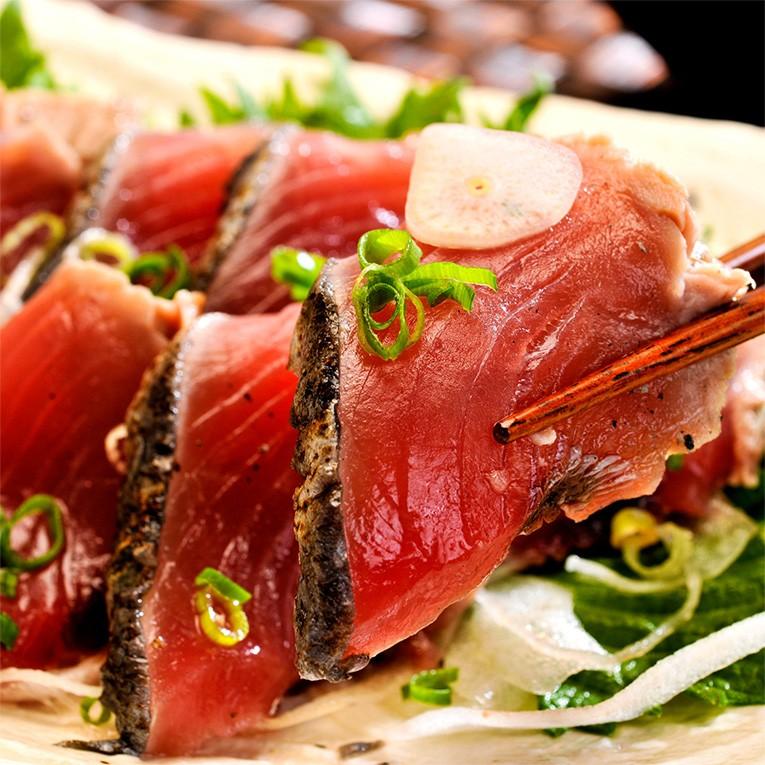 かつおのたたき 本格 鰹 土佐造り 炭火焼 カツオたたき 約250 300g Y 海夢 通販 Yahoo ショッピング