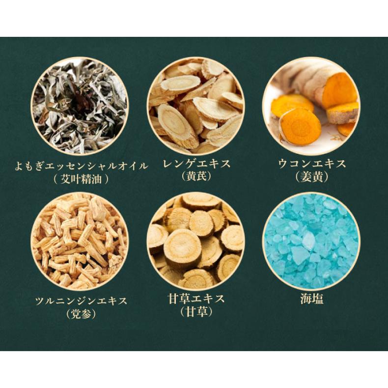 南京同仁堂 漢方足湯 入浴剤 よもぎ漢方 15g×12個入り 生薬足湯