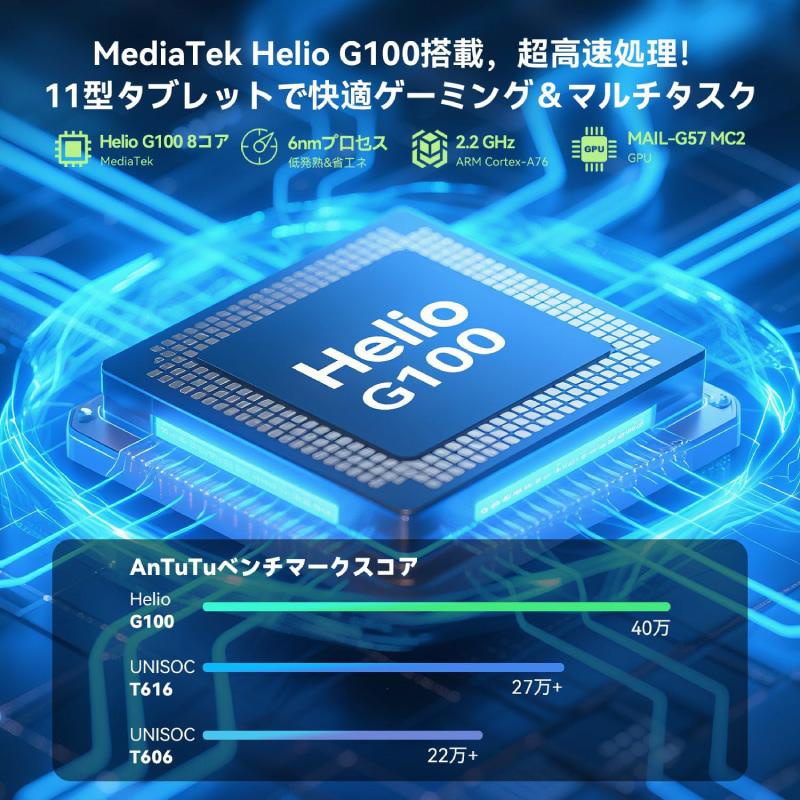 タブレット 11インチ BNCF Bpad 16GB+128GB+1TB拡張 Android 15 Helio G100 8コア FHD IPS 1920x1200 Widevine L1 4G LTE+GPS+2.4G/5G Wifi+BT5.0+FM 7000mah |  | 02