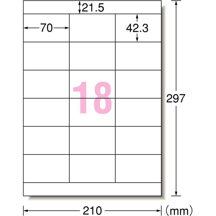 エーワン パソコン&ワープロラベル NEC文豪シリーズタイプ A4 18面 500シート 28728 NEC文豪シリーズタイプ パソコン&ワープロラベル A4 18面 500シート A4判