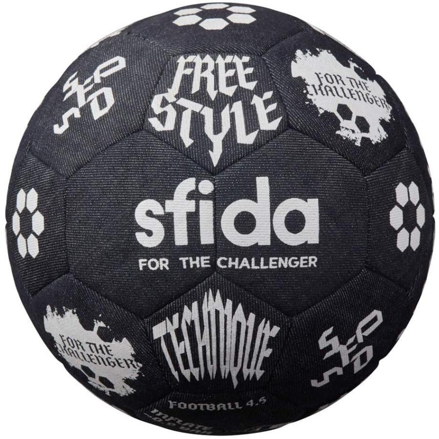 Sfida スフィーダ デニム フリースタイル リフティング フリースタイルボール サッカー ボール 練習用 Black ブラック Bsf 015 うみねこ工房 通販 Yahoo ショッピング