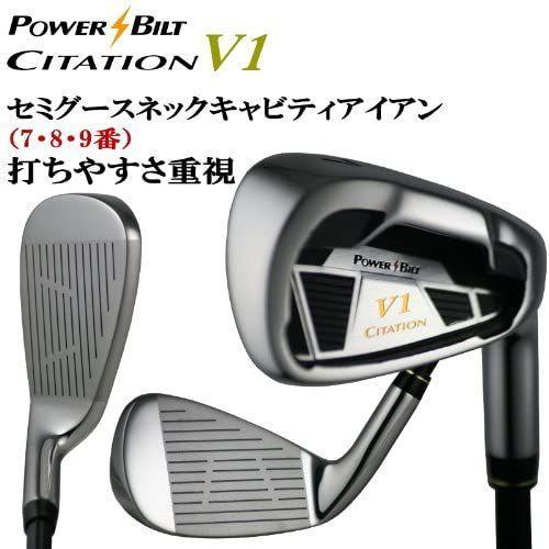 【推し】 パワービルト CITATION(サイテーション) V1 アイアン 5UI~SW 8本セット R PBCTVI R 【A2734885059】(17247円)