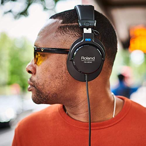 Roland ローランド ステレオモニターヘッドホン RH-200 ブラック