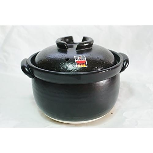 ふっくら ごはん鍋 3合炊き 二重蓋 四日市ばんこ焼 (日本製) 本格派 3