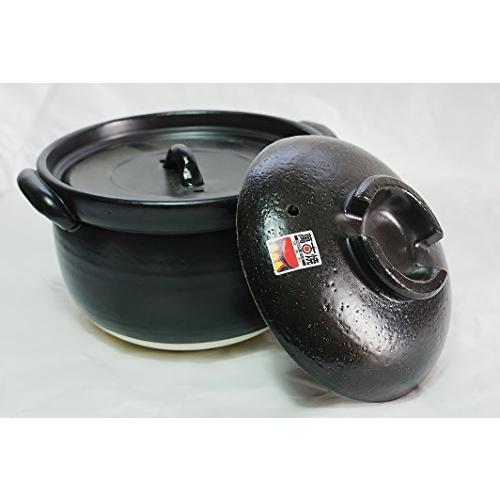 ふっくら ごはん鍋 3合炊き 二重蓋 四日市ばんこ焼 (日本製) 本格派 3