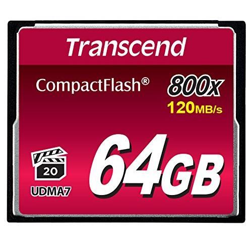 Transcend 800倍速CFカード 64GB TS64GCF800