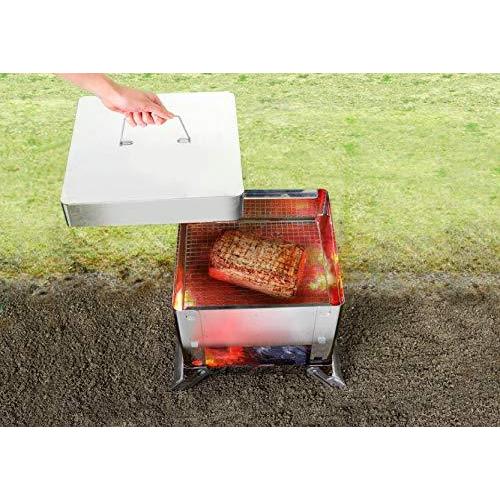 グリーンライフ(GREEN LIFE) 蓋付き折りたたみバーベキューコンロ OCB