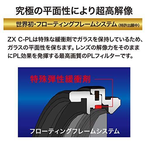 Kenko PLフィルター ZX サーキュラーPL 95mm 高透過偏光膜採用 撥水