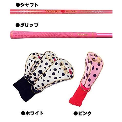ヴェネレ×シェルブル レディース クラブセット 7本（1W，4W，UT，#7，#9，SW，PT） (ヘッドカバーホワイト) ヴェネレ