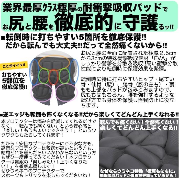 ヒッププロテクター ケツパッド ケツパット プロテクター スノボ
