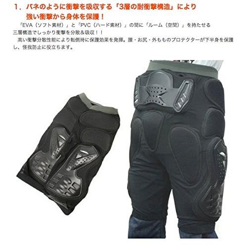 ヒッププロテクター バイク スノーボード スノボ インナー 各サイズ