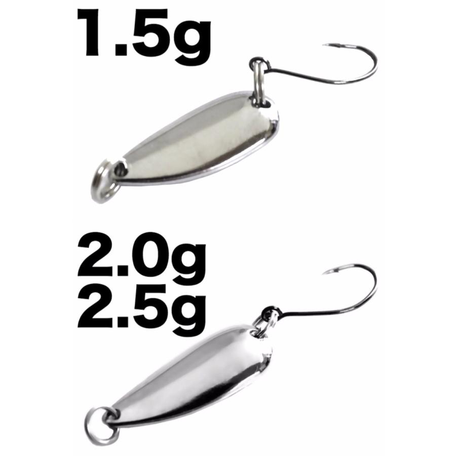 スプーン セット 管理釣り場 トラウト ルアー 10個 1.5g 2g 2.5g スプーン セット 管理釣り場 トラウト ルアー 10個 1.5g 2g 2.5g