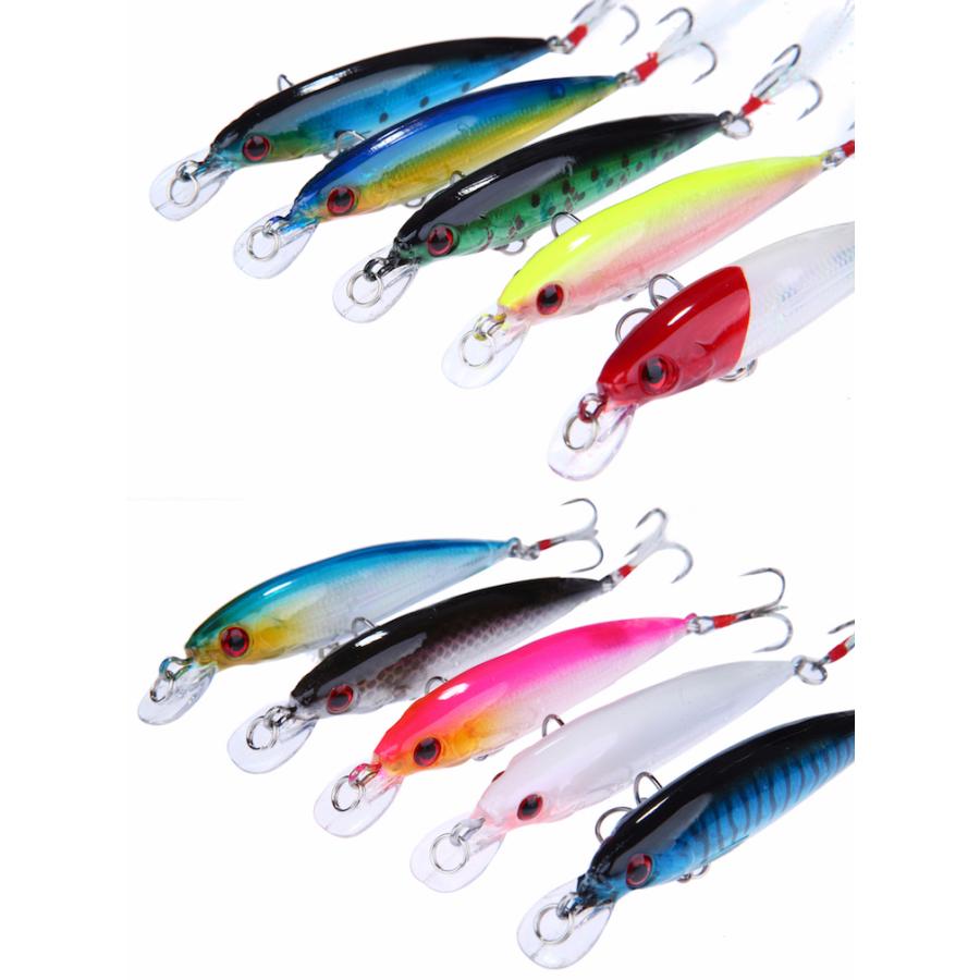 シーバス ミノー セット 湾奥 ルアー フローティング 90mm 8g 10