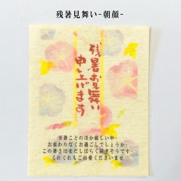 食べられる美味しい暑中見舞い ＆ 残暑見舞い 9枚セット 個包装 小