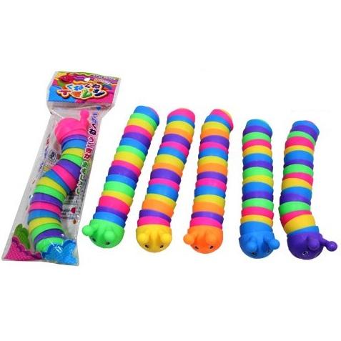 くねくねイモムシ（レインボー）2個 : 海猫屋 Yahoo!店 - 通販 - Yahoo